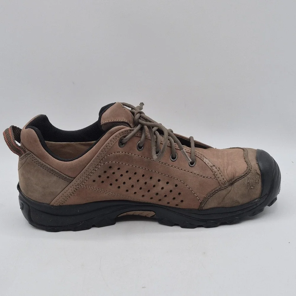 Simms Shoes Mens‎ Size 12 Brown Gore-Tex Vibram Leather Hiking Outdoor Trail